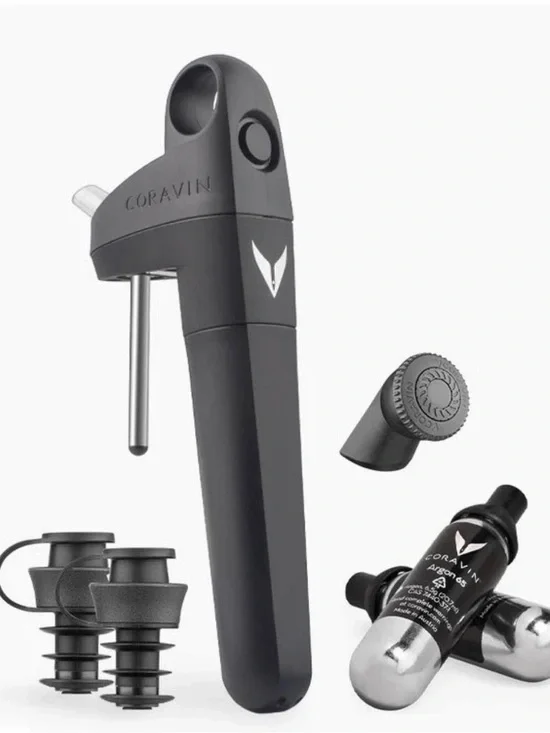 NIB Coravin Pivot+ Wine Preservation System in Matte Black