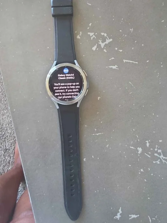 Samsung Galaxy Watch4 Classic - Black Silicone Band