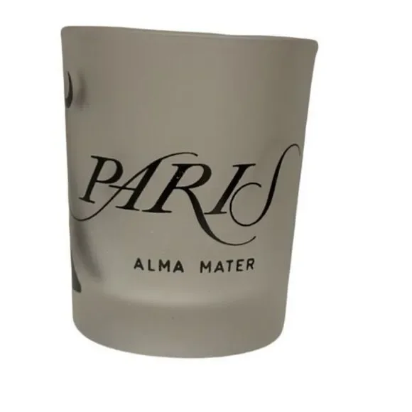 Paris Eiffel Tower Alma Mater Frosted Shot Glass