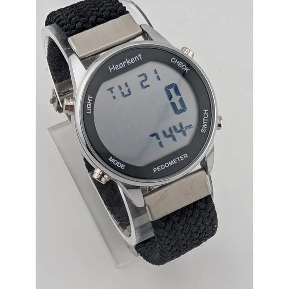 Hearkent Women's Pedometer Watch Step Counter Digital Watch- New Battery