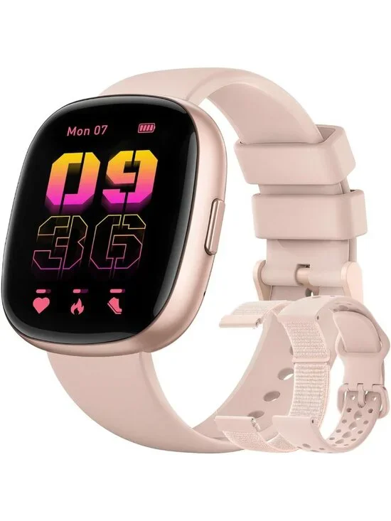 Fitness Smartwatch for Men & Women: 1.83” Tracker, Bluetooth Call, Heart Rate