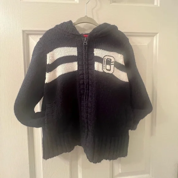 Boys sweater navy blue 4-T