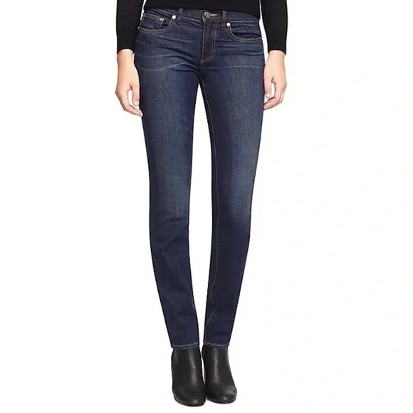 Tory Burch Dark Wash Low Rise Super Skinny Jeans 26 Women’s