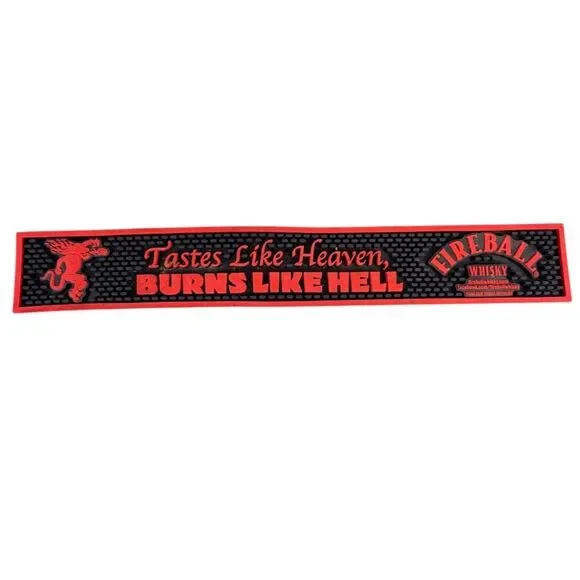 Fireball Whisky Bar Rail Mat 