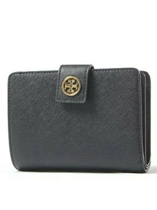 Tory Burch Robinson Saffiano Leather French Fold Wallet Style