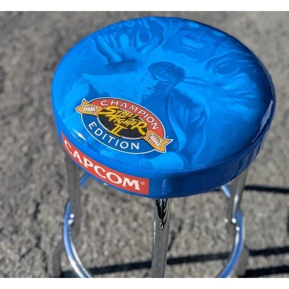 Retro Gaming Arcade Capcom Street Fighter II Champion Edition Bar Stool 29