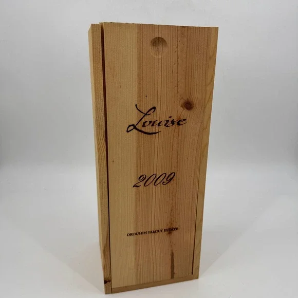 Domaine Drouhin Wine Crate‎ Natural Wood 2009 Louise Branded Box