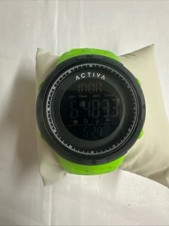 Ativa Digital Sports Watch - Bright Green and Black