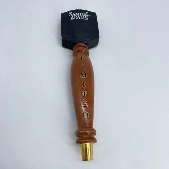Vintage SAMUEL ADAMS Limited Wooden 'Chalkboard Top' Beer Bar Tap Handle Mancave