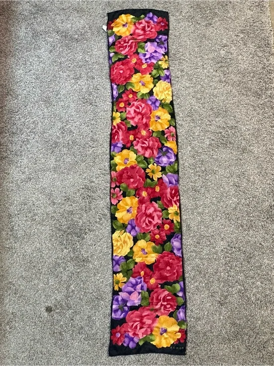Echo silk scarf.