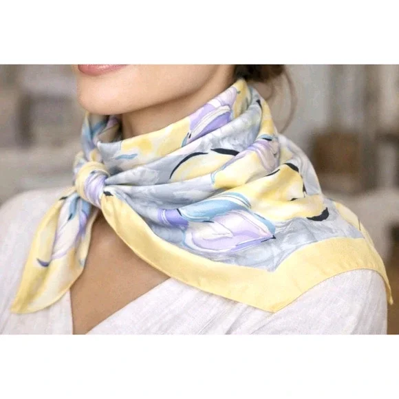 Large Silk Scarf from Rome 34