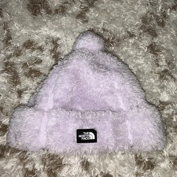 The North Face Girls Osito Hat Winter Kids Youth Purple Lavender Size small