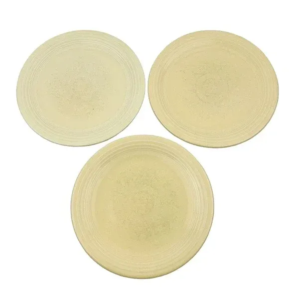 Vtg Fiesta Original Ivory 3 Salad Plate Lot 7.25