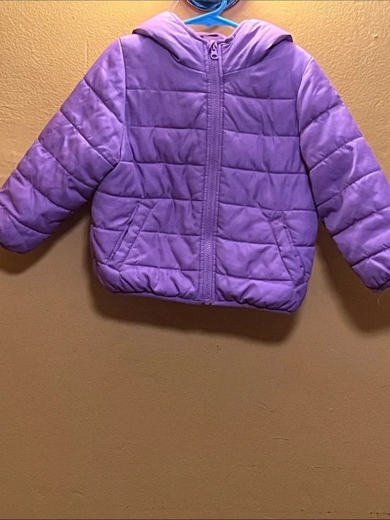 jumping beans Lavender Hooded Puffer Jacket for Kids