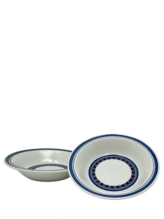 Vintage Royal Doulton Tangier Set of 2 16 oz Bowls Lambeth Stoneware 1973 Vtg