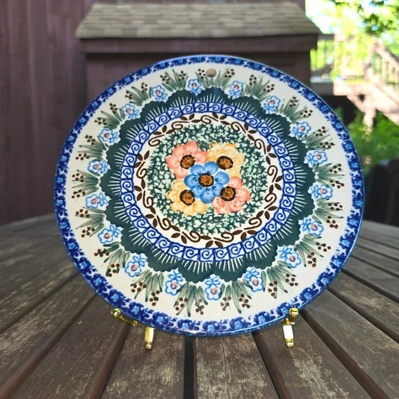 Polish Pottery Boleslawiec Unikat 7.75