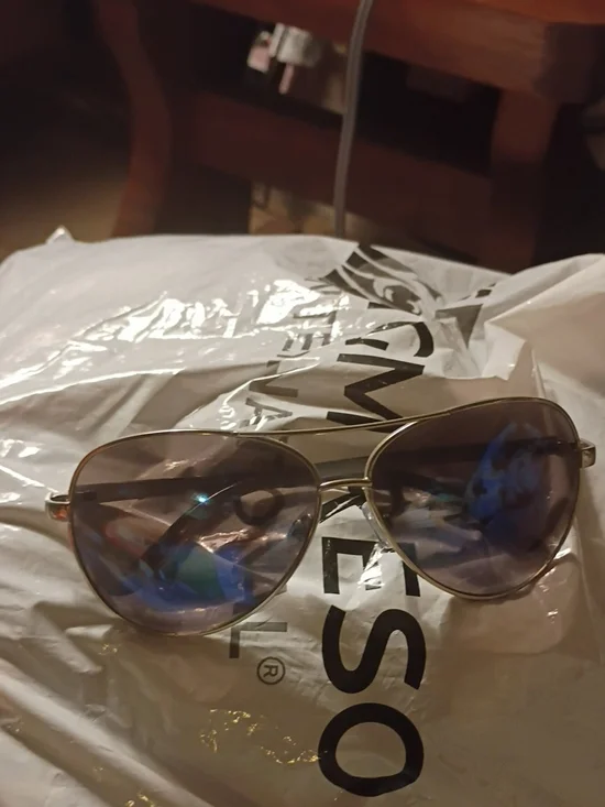 Oscar de la Renta  Sunglasses with Blue Gradient Lens