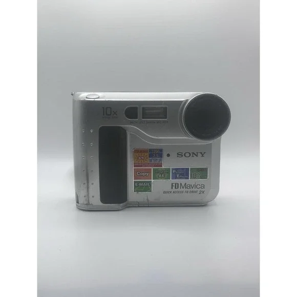 Sony Mavica MVC-FD75 Digital Camera 10x Zoom Floppy Disk Untested For Parts
