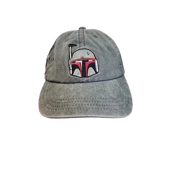 Boba Fett Hat Cap Mens Green Strap Back Mandalorian Star Wars Disney Embroidered