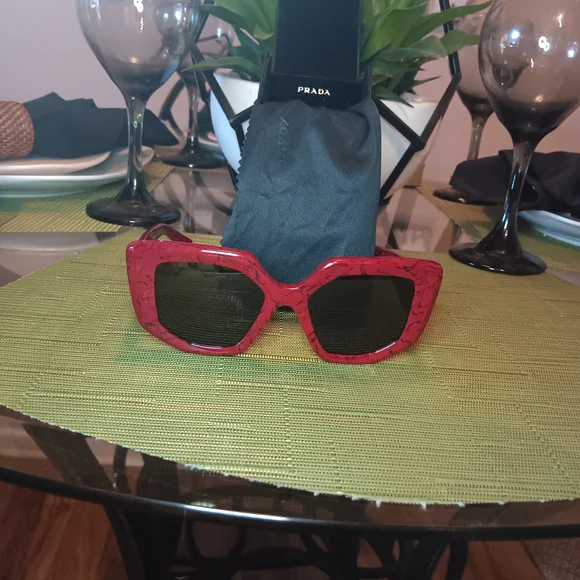 Prada Red Square Sunglasses