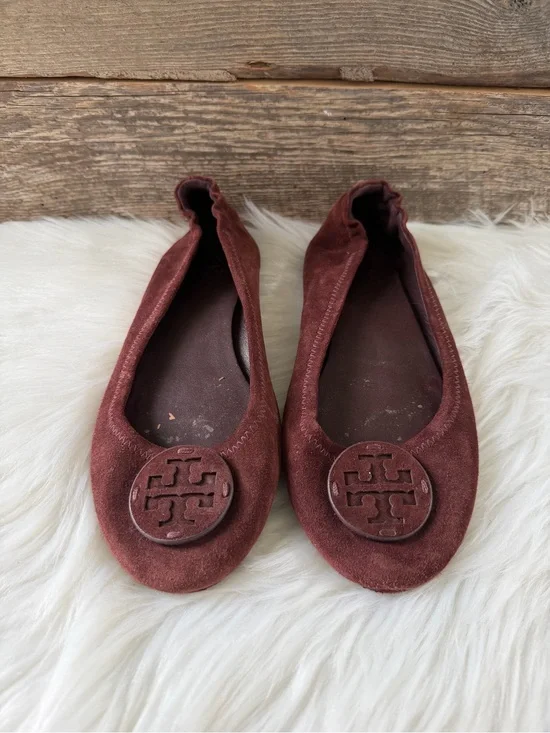 TORY BURCH | Suede Ballet Flats