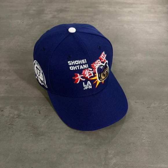 Hat Club Los Angeles Dodgers New Era Cap 7 1/8 59FIFTY Blue Shohei Ohtani Anime