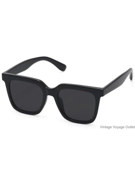 Retro Square Sunglasses Women Men UV400 Polarized Driving Shades