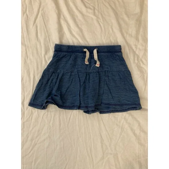 Size XS (4/5) Cat & Jack girl clothes - one piece skirt | solid blue theme