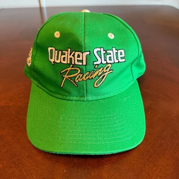 Vintage‎ 90's Quaker State Racing NASCAR Hat Brett Bodine