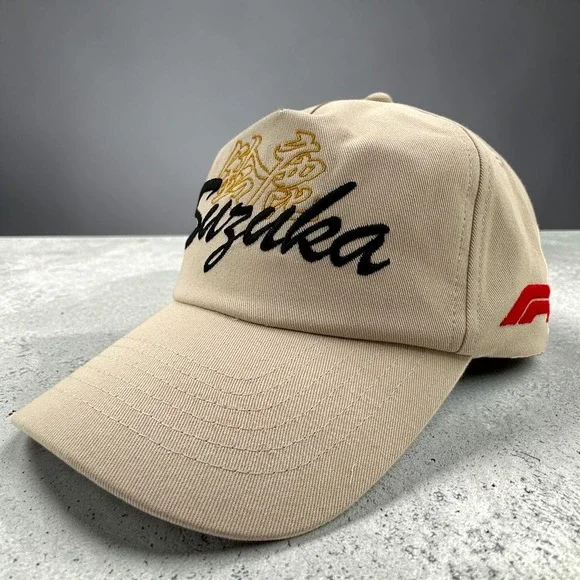 Formula 1 F1 Suzuka Racing Snapback Hat Cream 2026 Japanese Grand Prix Cap‎ NEW