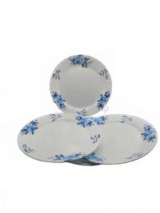 Corelle Blue velvet rose Floral Pattern 10.25