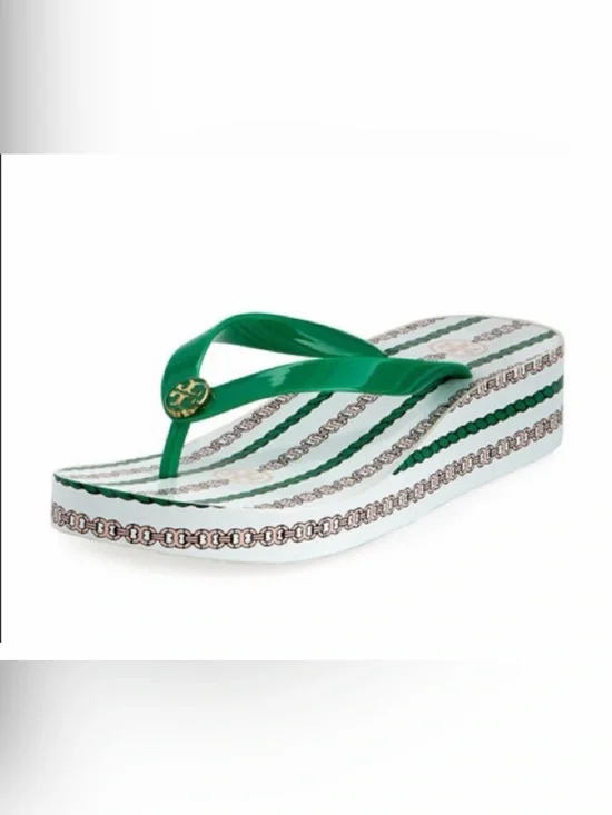 Tory Burch Gemini Link Thandie Platform Sandal - Size 7