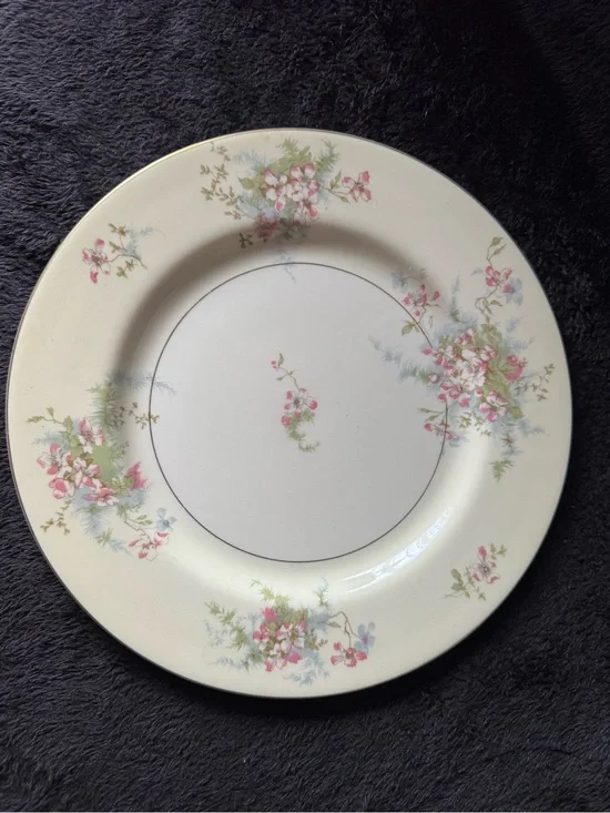 Theodore Haviland New York Apple Blossom Set of 4 Dinner Plates 10” Vintage