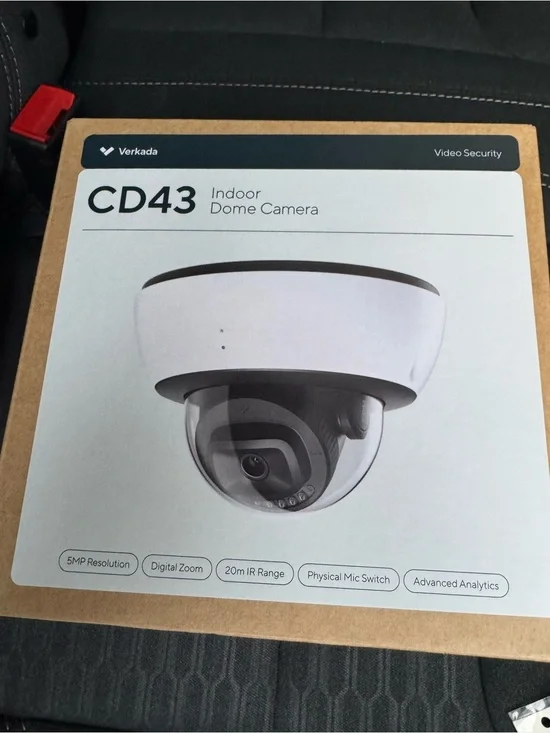 📹 Verkada CD43 Indoor Dome Camera – White – Smart Security Camera New/Open Box