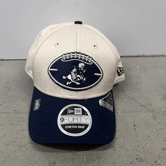 New Era 9FORTY Stretch Snap Dallas Cowboys Vintage Logo Navy Cream‎ Cap Hat
