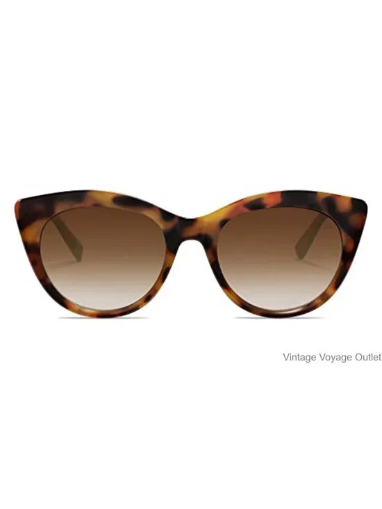 Polarized Cat Eye Sunglasses w/ UV400 Protection for Women