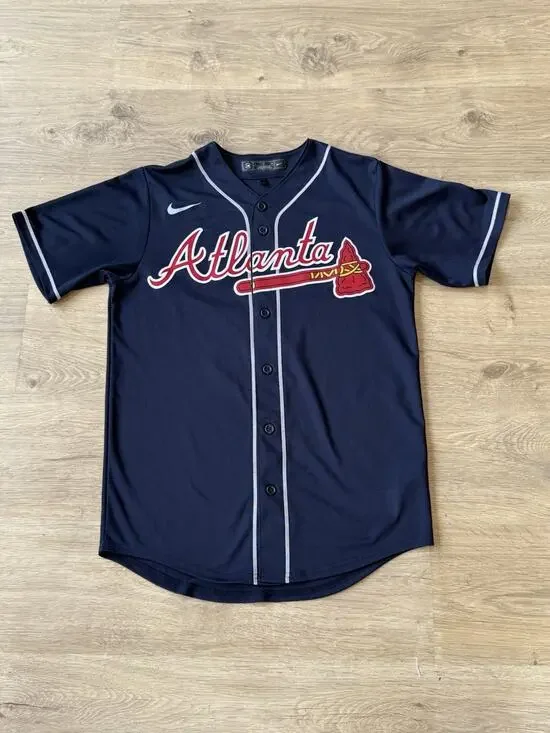 Nike Atlanta Braves Nike Jersey Mens S Red Eddie Rosario  Baseball MLB