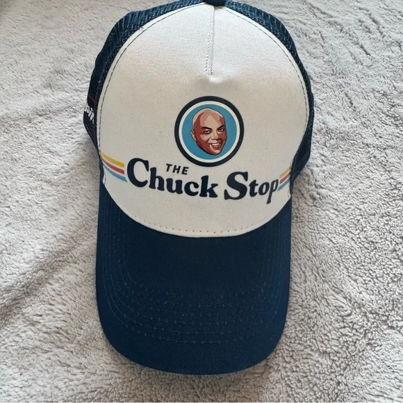 The Chuck Stop Charles Barkley‎ Capital One Promo Trucker Hat Snapback