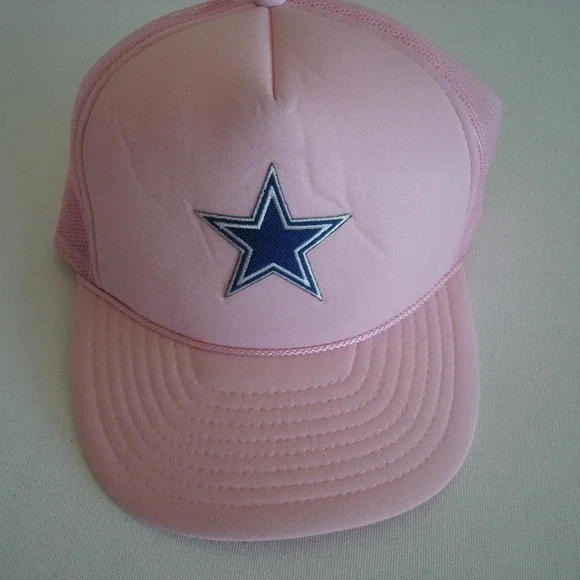 COWBOYS PINK TRUCKER HAT CAP VINTAGE Y2K 00S‎ R1