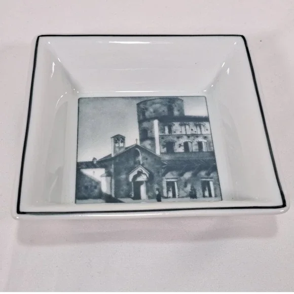 Hotel Brunelleschi Firenze Porcellana Vera Trinket Dish‎ Italy Torre Pagliazza