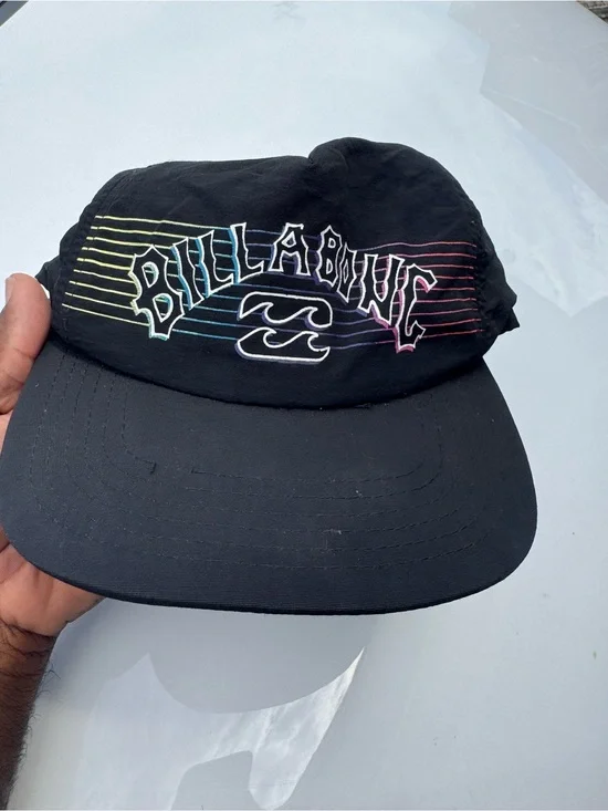 Billabong Black Rainbow Logo Cap