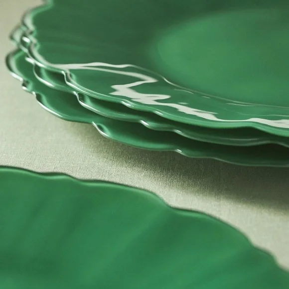 LAST SET 🔥 Adley Kelly glass dessert‎ plates