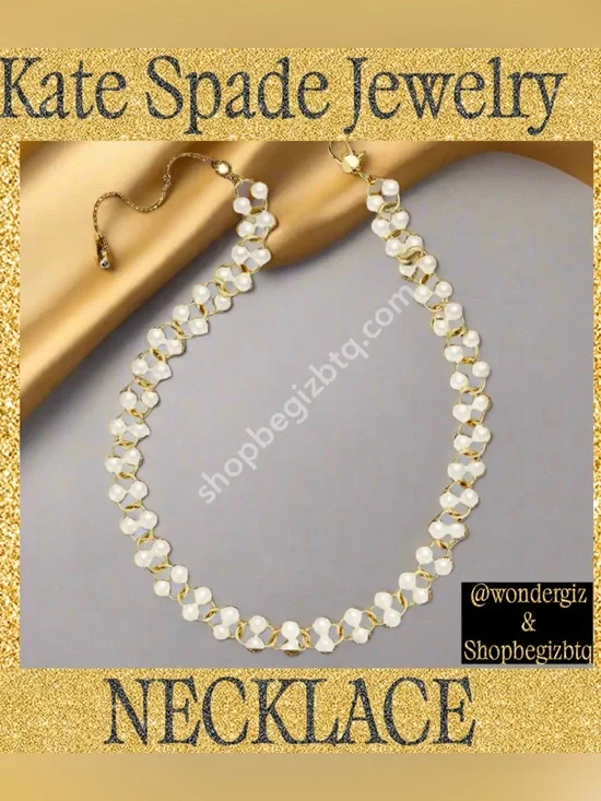 NWT Kate Spade Authentic New York White Multi Nouveau Pearls Necklace