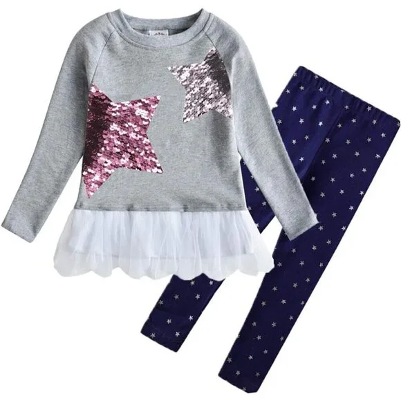 girls clothes toddler outfits - little kids shirts & leggings winter fashion clo