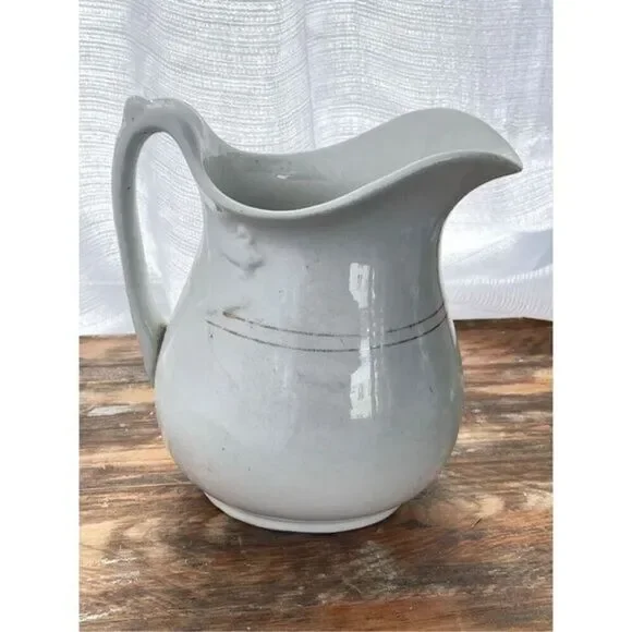 Royal China International Ceramic Porcelain Farmhouse Pitcher White One-Size‎