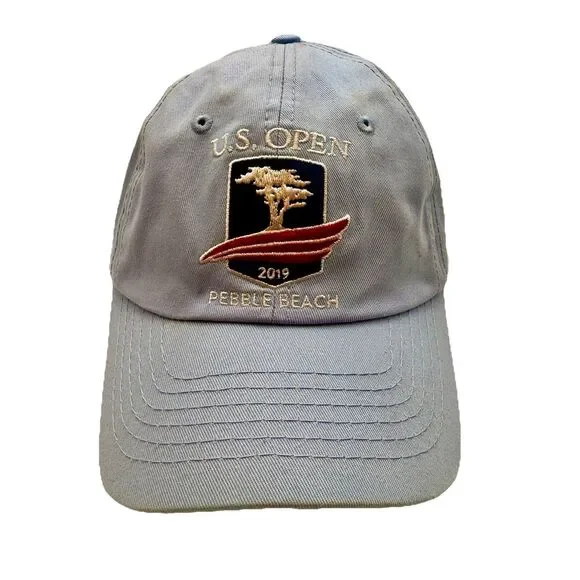 US Open 2019 Pebble Beach Hat USGA Strapback Golf Cap‎ Blue Adjustable Dad Hat