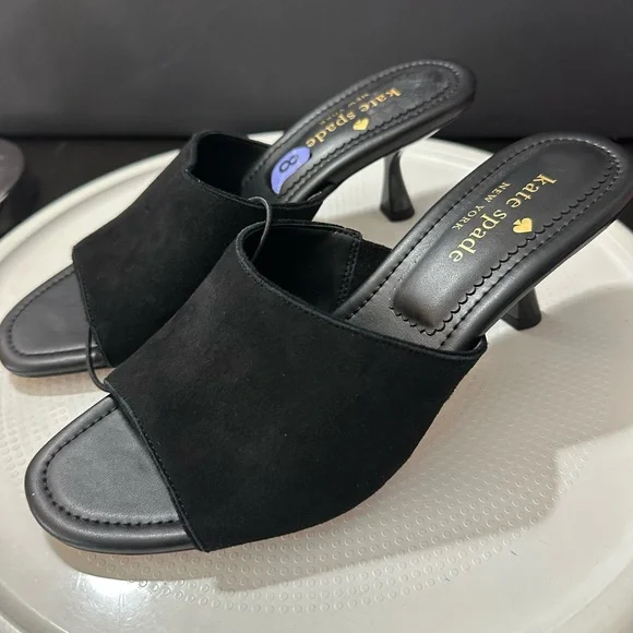 🆕Kate Spade MARIGOLD Suede Mule Heels