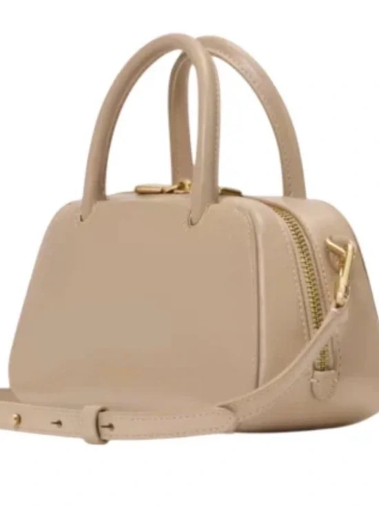 Kate Spade Gracie Mini Leather Satchel Crossbody Bag ~NWT~ Taupe