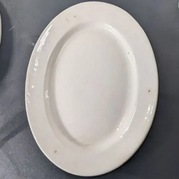 Antique Powell & Bishop‎ English Ironstone China Serving Platter 10x14