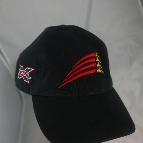 Vintage XFL Orlando Guardians 47 Brand Strapback‎ Hat Black
